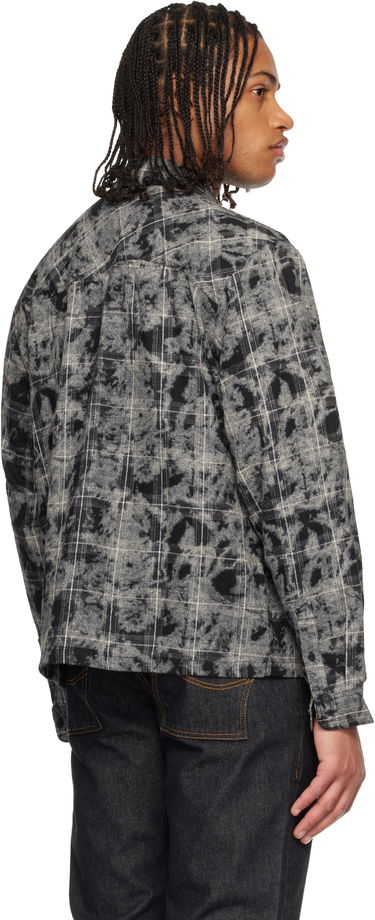 Риза Dime Washed Plaid Flannel Shirt Сиво | DIMEHO2511BLK, 2