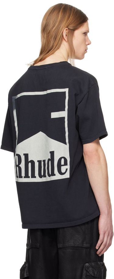 Тениска Rhude Chevron T-shirt Черно | RHPS25TT02012, 2