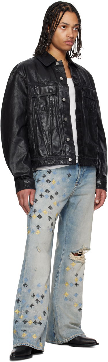 Дънки AMIRI AMIRI MA Quad Embroidered Flare Jeans Синьо | AMDNFR1015, 3