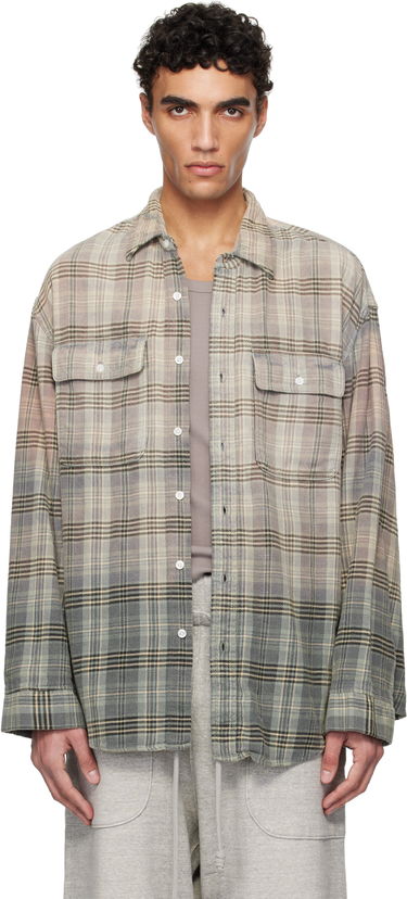 Риза R13 R13 Relaxed Plaid Work Shirt Многоцветен | R13MR266-R458B, 0