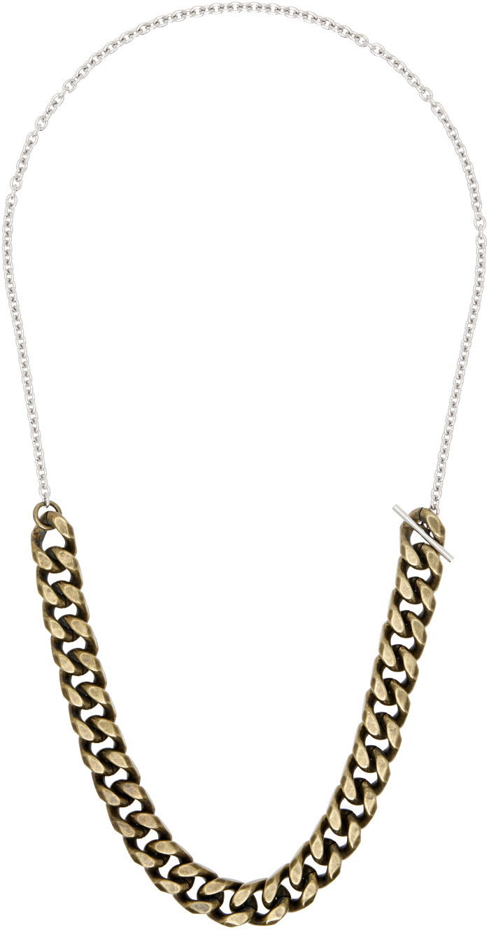 Колие Dries Van Noten Curb Necklace Металик | 242-028201-061, 0