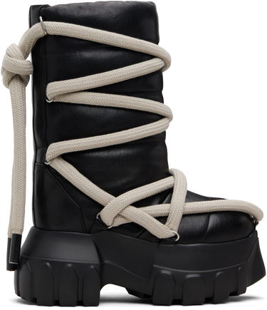 Кецове и обувки Rick Owens Concordians Lunar Mega Tractor Boots Черно | RP02E4862 LGYPW3, 0