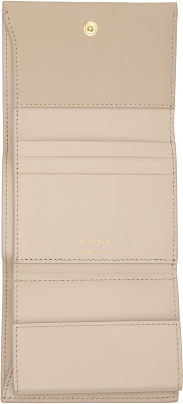 Портфейл Givenchy Day Leather Snap-Closure Wallet Бежово | BB60P9B2BH257, 2