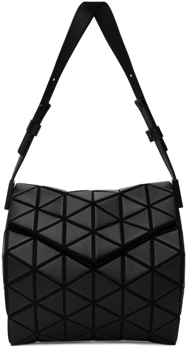 Дамска чанта BAO BAO ISSEY MIYAKE Geometric Patterned Leather Shoulder Bag Черно | BB46AG262, 0