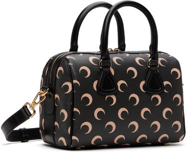 Дамска чанта Marine Serre Marine Serre Moon Print Canvas Strike Bag Черно | WBA019A RWOV0030, 2