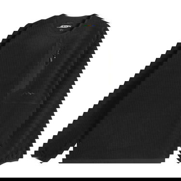 Суитчър Manastash Grid Fleece Crew Sweatshirt Черно | 7925230001-010, 1