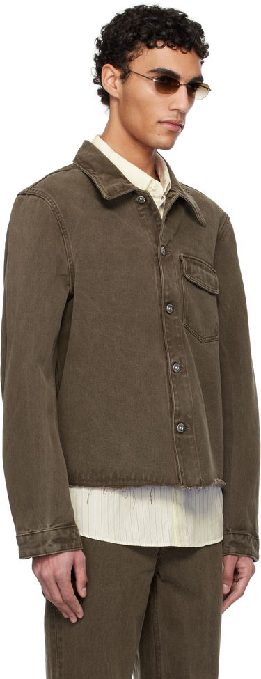 Яке OUR LEGACY Our Legacy Cut Rebirth Denim Jacket Кафяво | M2255CC, 1