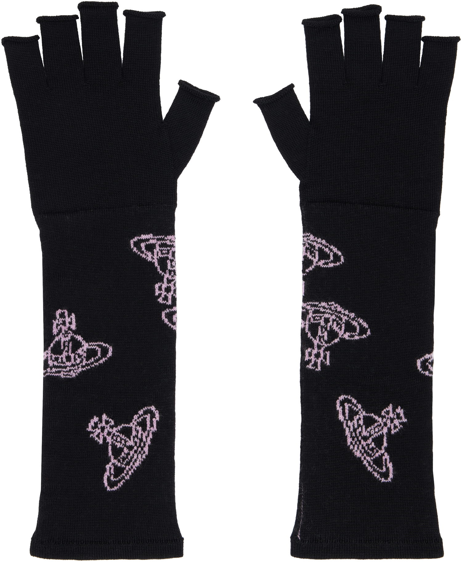 Ръкавици Vivienne Westwood Fingerless Long Gloves Черно | 8202002S-K004F-, 0