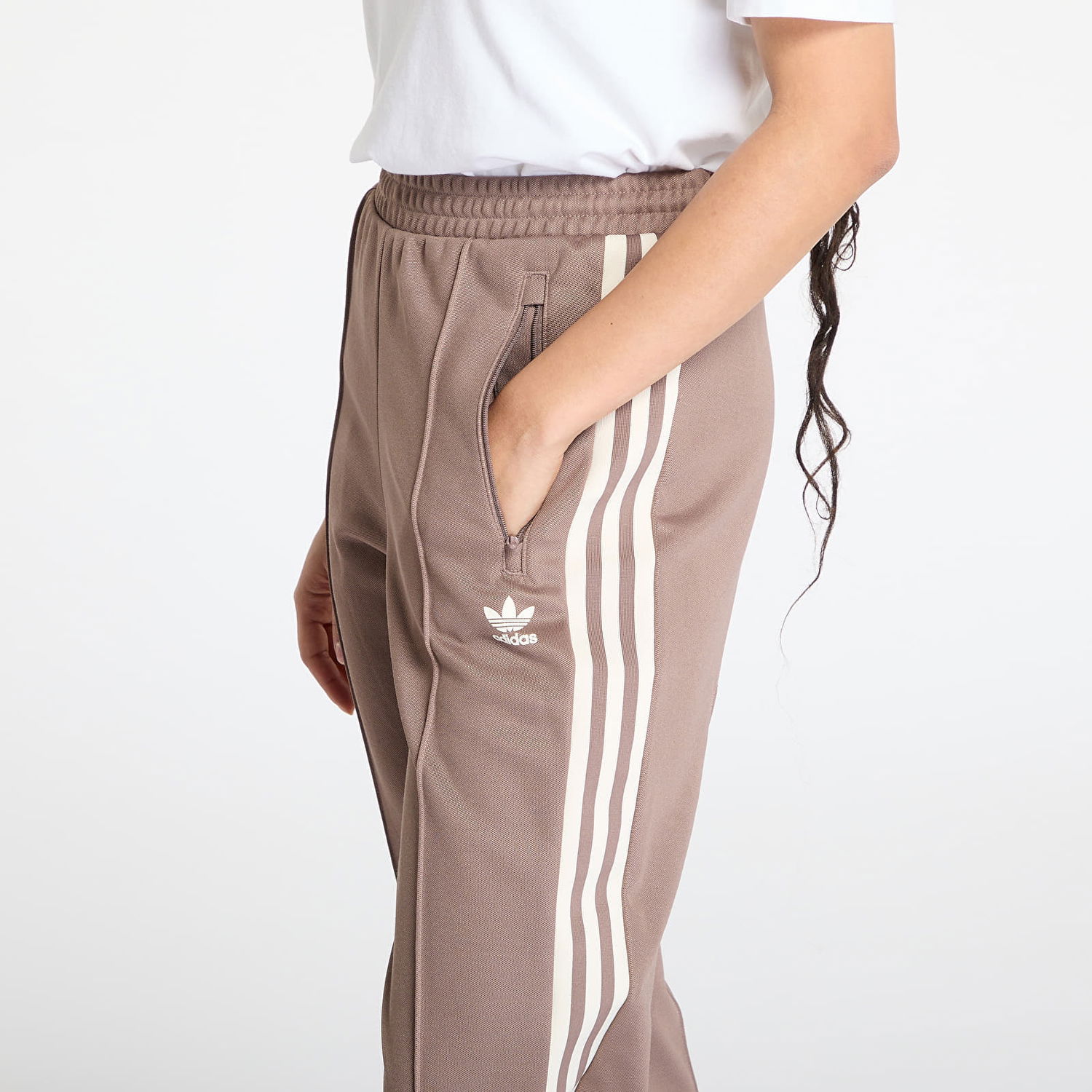 Спортни панталони adidas Originals Adicolor Classic Track Pants Regular Tapered Leg Кафяво | JC5792, 1