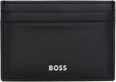 Портфейл BOSS Buffed Leather Card Holder Черно | 50546166, 0