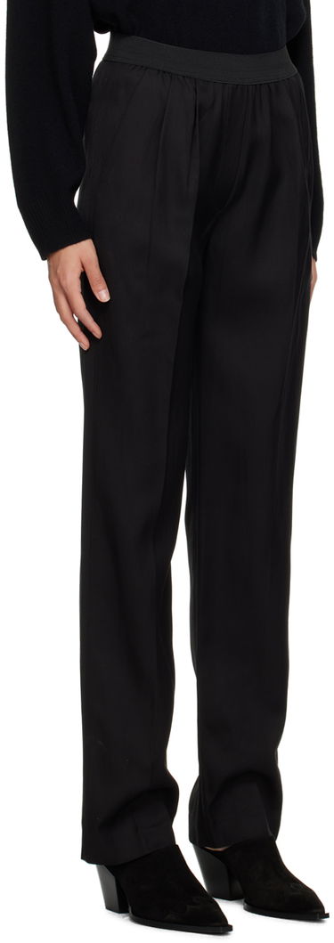 Панталони Loulou de Saison Loulou de Saison Takaroa Trousers Черно | TAKAROA, 1