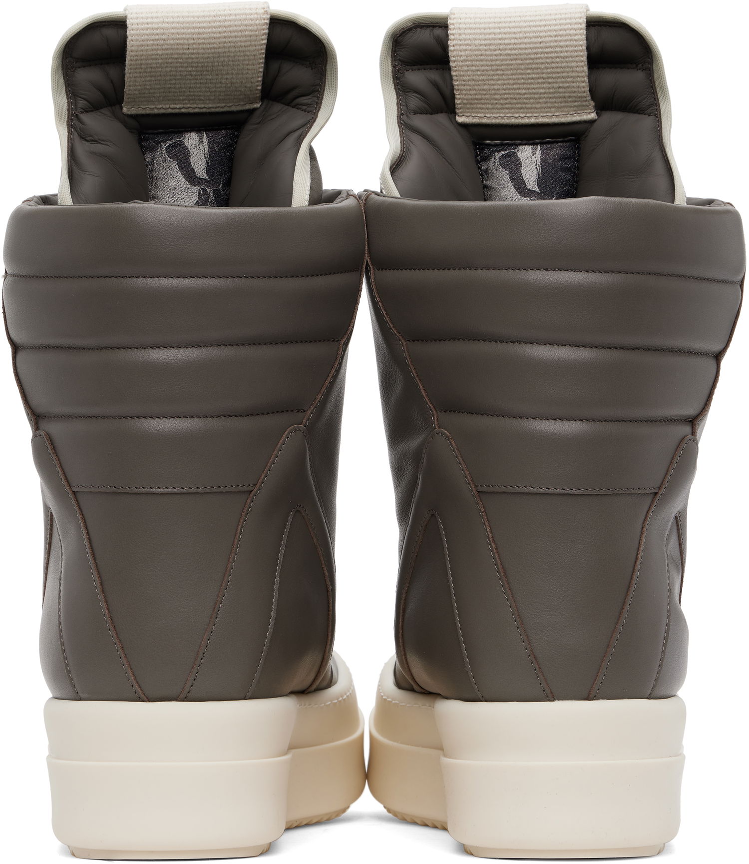 Кецове и обувки Rick Owens Rick Owens Hollywood Mega Geobasket Зелено | RR01E5855 LCO, 1