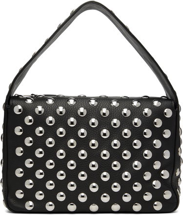 Чанта през рамо Khaite KHAITE Elena Studded Shoulder Bag Черно | H2025-895, 0