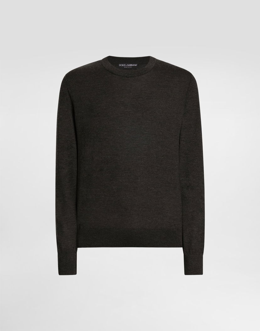 Пуловер Dolce & Gabbana Dolce & Gabbana Cashmere Pullover Сиво | GXX02TJBW05N1254