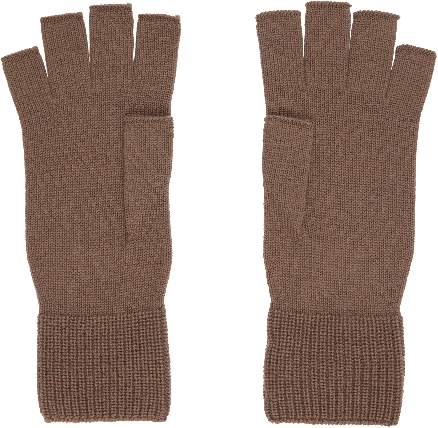 Ръкавици Courrèges Courrèges Wool Fingerless Gloves Кафяво | 325MGT031FI0036, 1
