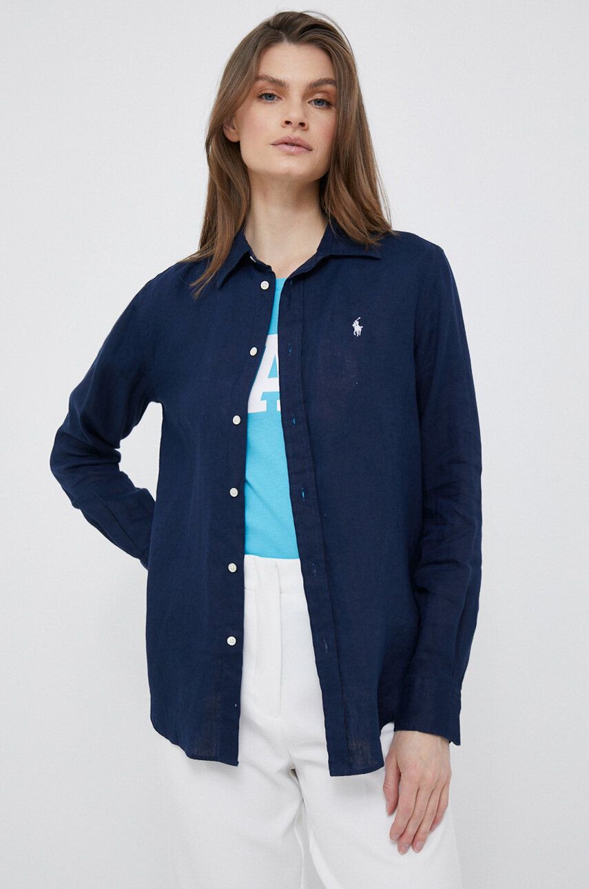 Риза Polo by Ralph Lauren Shirt Тъмно синьо | 211920516, 0