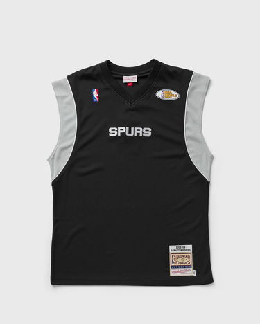 Фланелка Mitchell & Ness NBA Authentic Shooting Shirt San Antonio Spurs 2002-03 Черно | ASSH4938-SAS02PPPBLCK, 0
