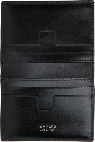 Портфейл Tom Ford TOM FORD Printed Patent Eel T Line Folding Wallet Черно | YM279-LGO061S, 2