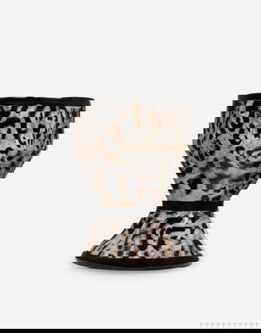Домашен декор Dolce & Gabbana Dolce & Gabbana Small Outdoor Leopard Print Vase Многоцветен | TCC030TCAC1UL003, 3