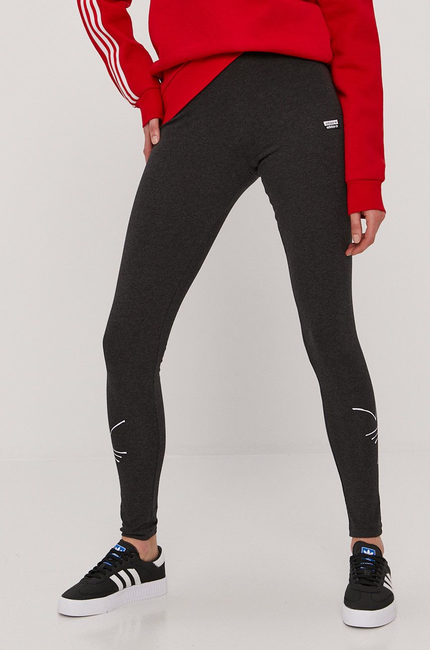 Клинове adidas Originals adidas Originals Printed Leggings Сиво | GN4321, 0