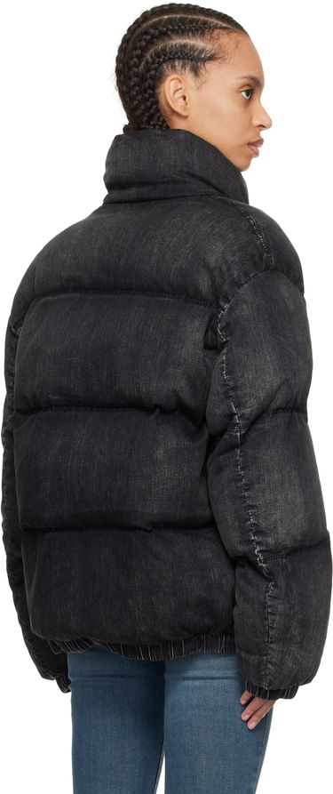 Пухо яке Diesel Diesel W-Mons-A Denim Puffer Jacket Черно | A16077 0ABCB, 2