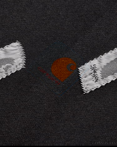 Суитчър Carhartt WIP Long-Sleeve Polo Sweatshirt with Logo Patch Черно | I035532 89XX, 4