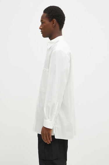 Риза Y-3 Y-3 Pleated Pocket Relaxed Fit Shirt Бяло | JL6665, 1