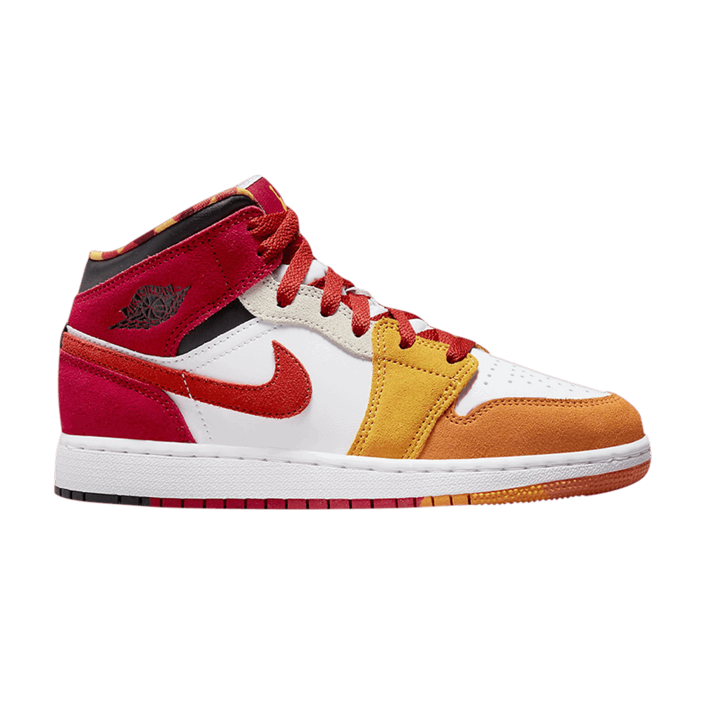 Кецове и обувки Jordan Air Jordan 1 Mid SE GS Червено | DX2460-601, 0