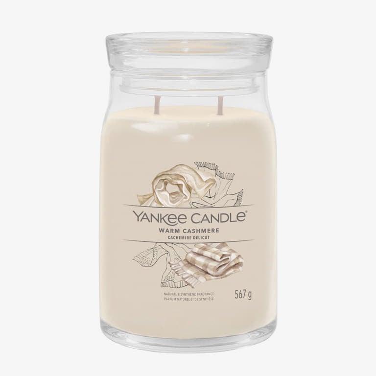 Свещи Yankee Candle Large Jar Candle Warm Cashmere 2 Wicks Бежово | 40369, 0