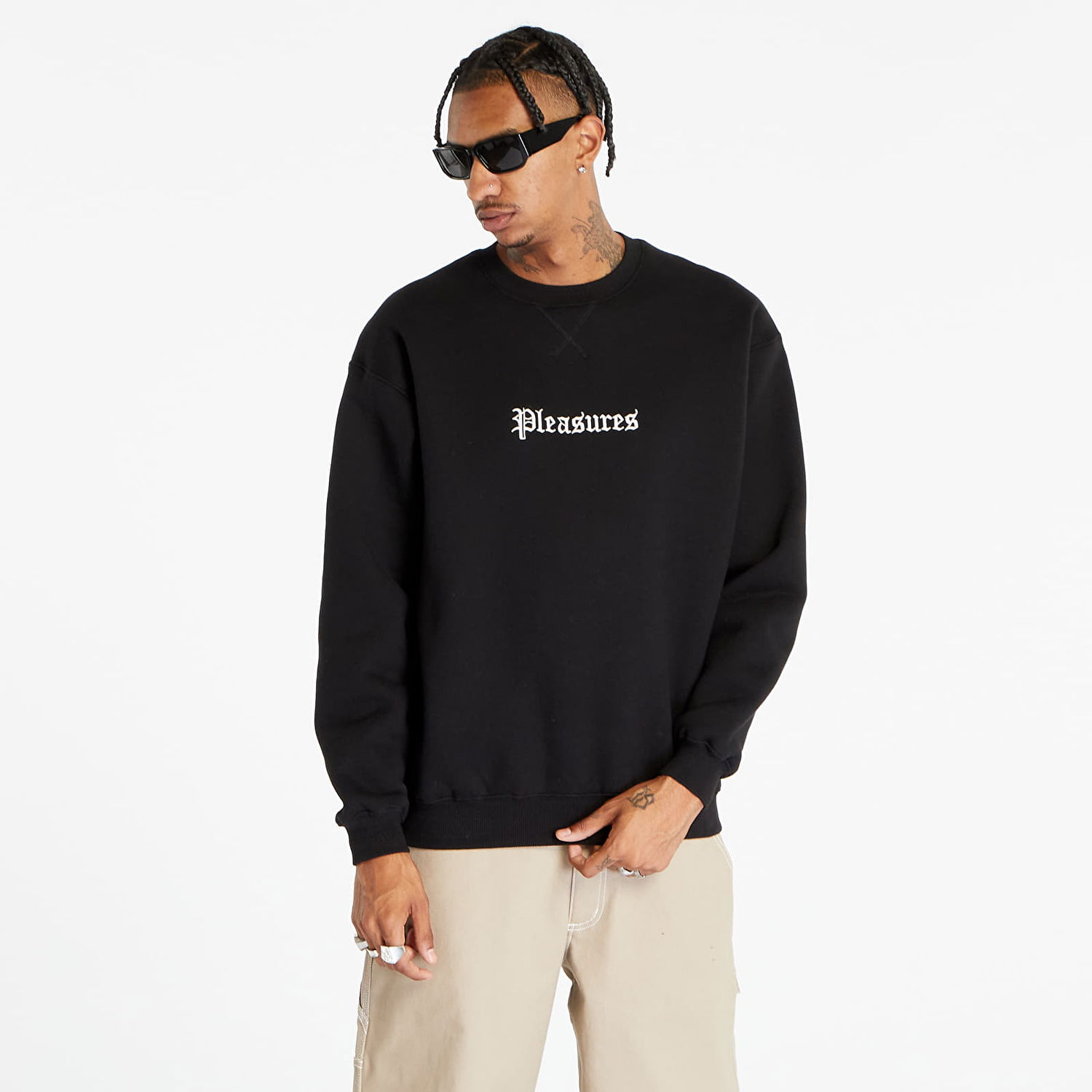 Суитчър Pleasures Recipe Crewneck Black Черно | P23F021 BLACK, 0