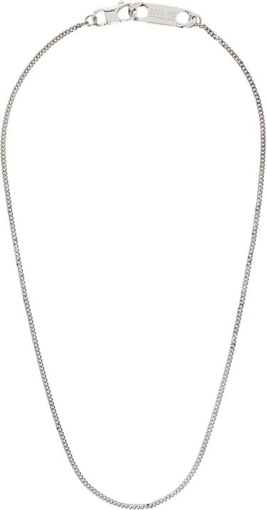 Колие Maison Margiela MM6 Maison Margiela Silver Mixed Chain Necklace Металик | SM6UU0081 P8371, 0