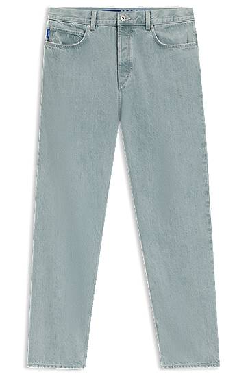 Дънки BOSS Baggy Fit Rigid Denim Jeans Сиво | 50541663