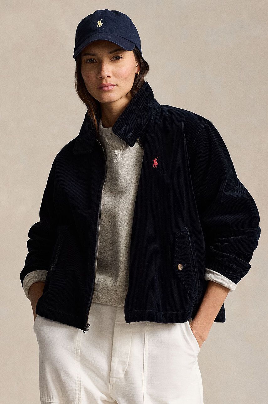 Яке бомбър Polo by Ralph Lauren Corduroy Bomber Jacket Синьо | 211941067, 0