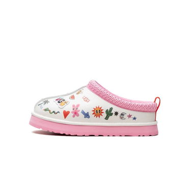 Кецове и обувки UGG Tazz Slipper Humberto Cruz Pop Sketch (Kids) Бяло | 1154433K-WHT, 0
