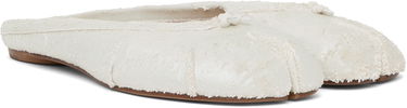 Облекло Maison Margiela Maison Margiela Tabi Ballerina Mules Бяло | S39WZ0105 P8159, 3