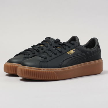 Кецове и обувки Puma Basket Platform Core black / black Черно | 364040 02, 0