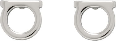 Обеци FERRAGAMO Ferragamo Gancini Earrings Металик | 696433, 0
