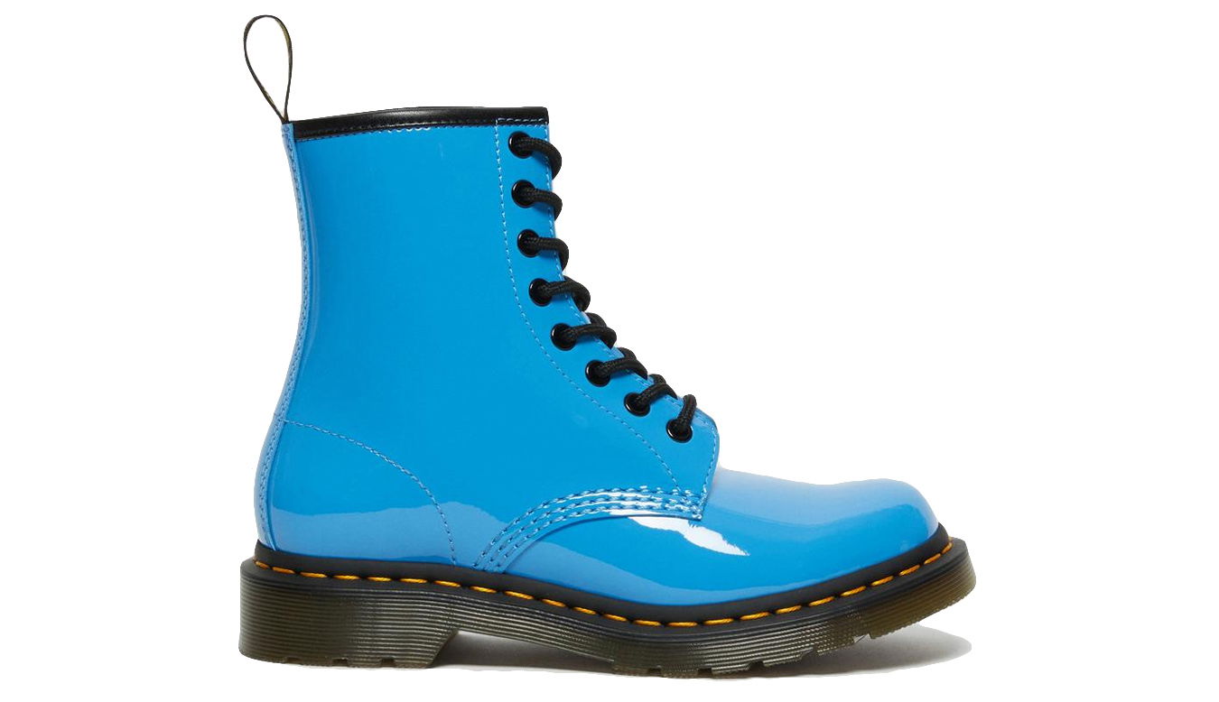 Кецове и обувки Dr. Martens Vegan 1460 Patent Leather Синьо | DM26895416, 1