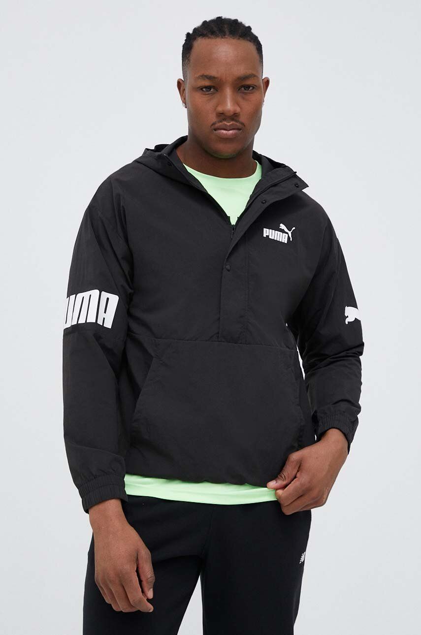 Ветровка Puma Black Anorak Jacket Черно | 673247, 0