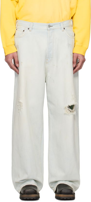 Дънки Acne Studios Acne Studios Super Baggy Fit 2023M Jeans Синьо | B00388-, 0