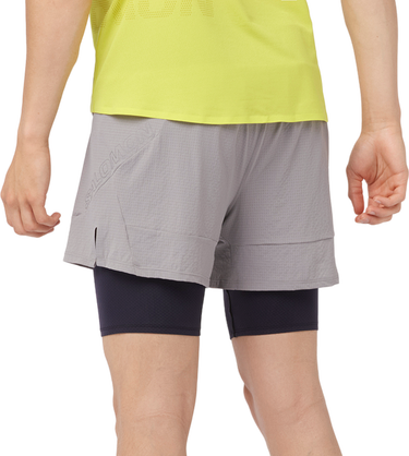 Къси панталони Salomon SENSE 2IN1 SHORTS M Сиво | lc2177200, 1