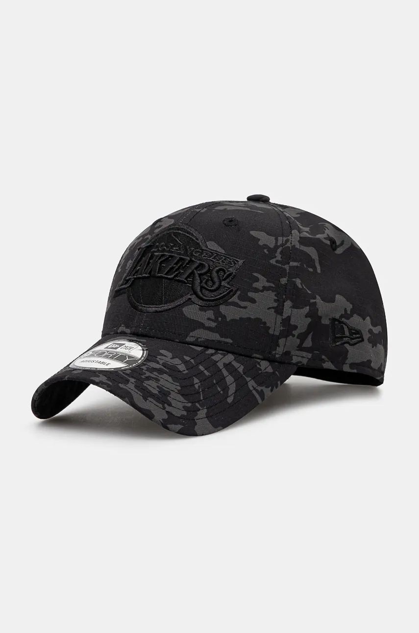 Шапка с козирка New Era Cap 9FORTY Black Camouflage Adjustable Черно | 60565359, 0