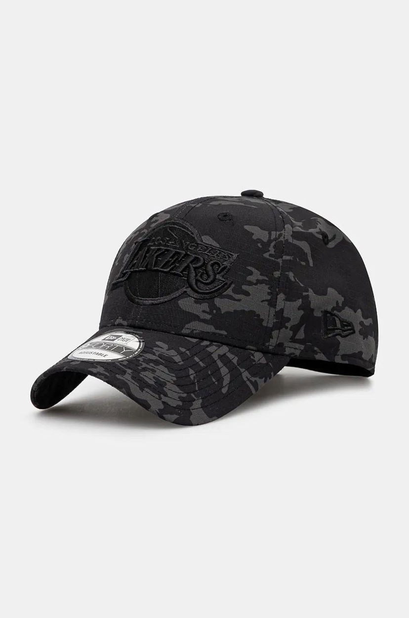 Шапка с козирка New Era Cap 9FORTY Black Camouflage Adjustable Черно | 60565359