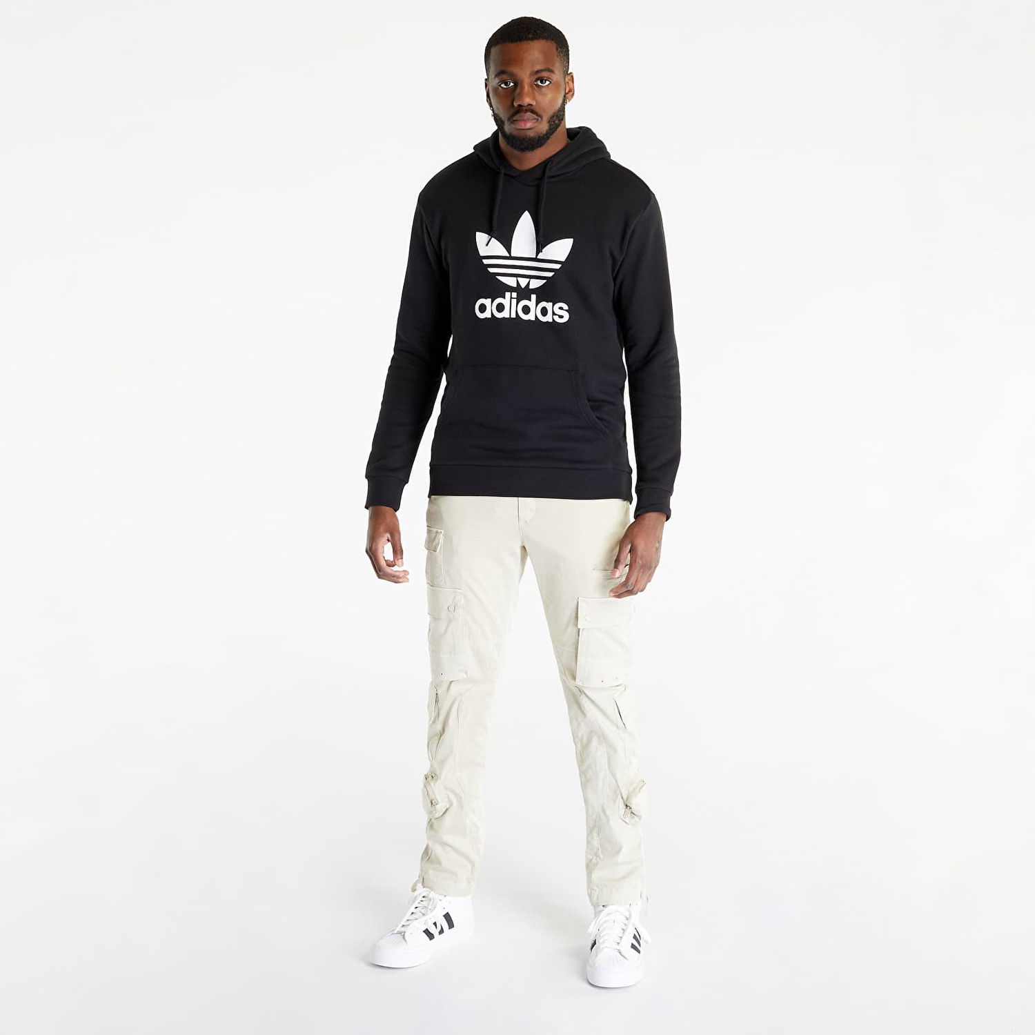 Суитчър adidas Originals Adicolor Classics Trefoil Hoodie Черно | IA4883, 0