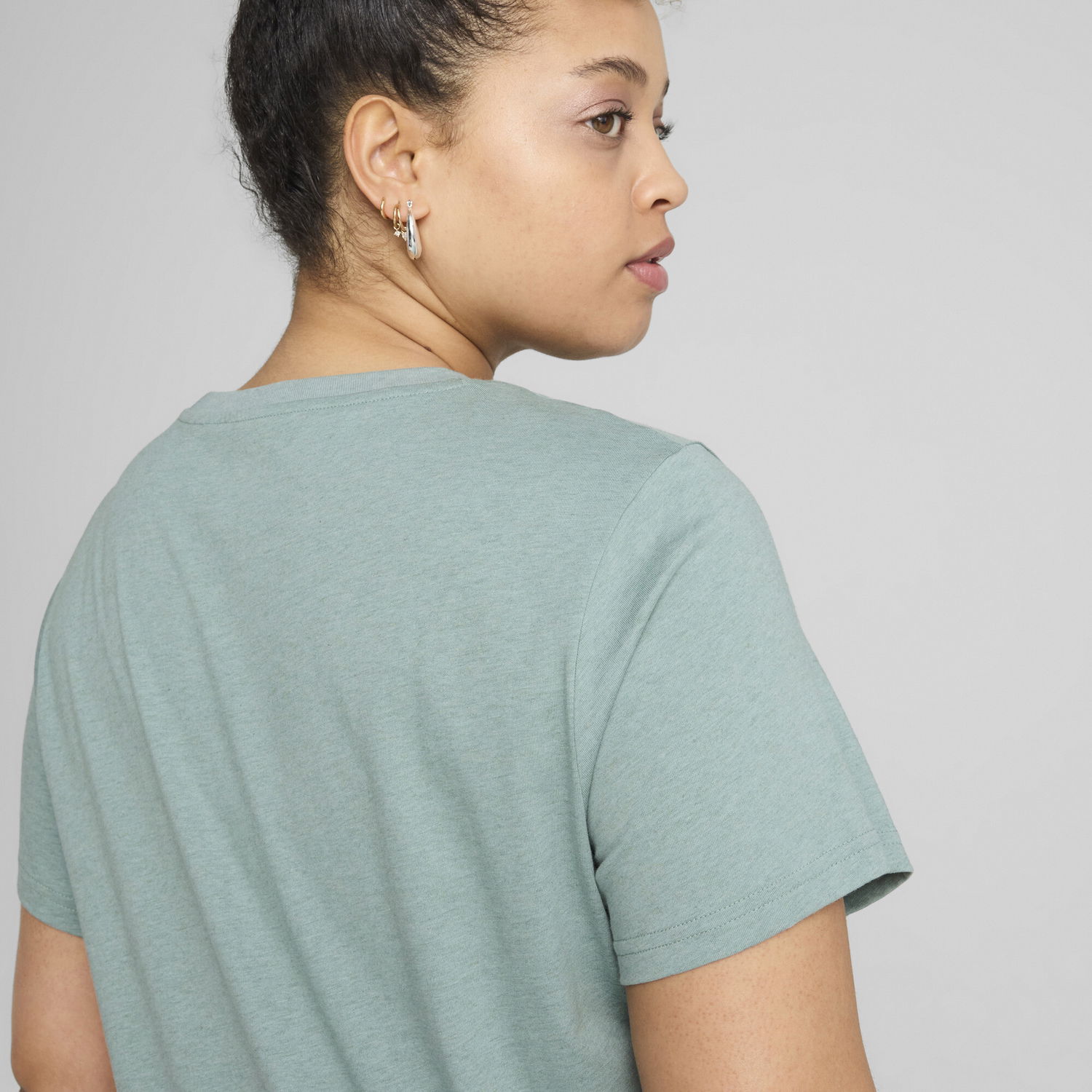 Тениска Puma ESS No. 1 Logo Heather T-Shirt Зелено | 684969_30, 1