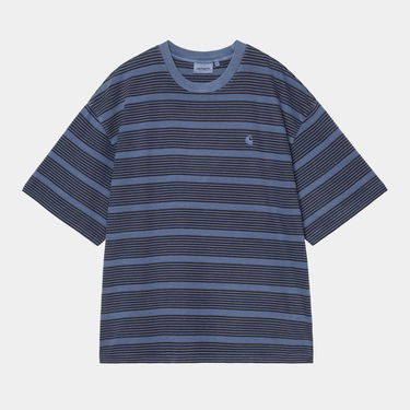 Тениска Carhartt WIP Hanson Stripe Jupiter Garment Dyed T-Shirt Многоцветен | I035982_9, 3
