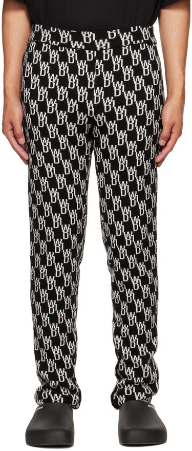 Клинове We11done We11done Jacquard Lounge Pants Черно | WD-KP9-20-096-W-BK, 0