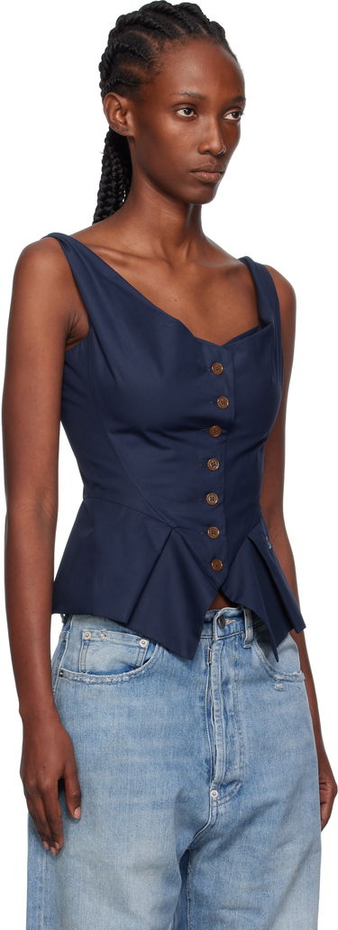 Потник Vivienne Westwood Vivienne Westwood Monday Vest Top Бяло | 15050012-W009Q-, 4