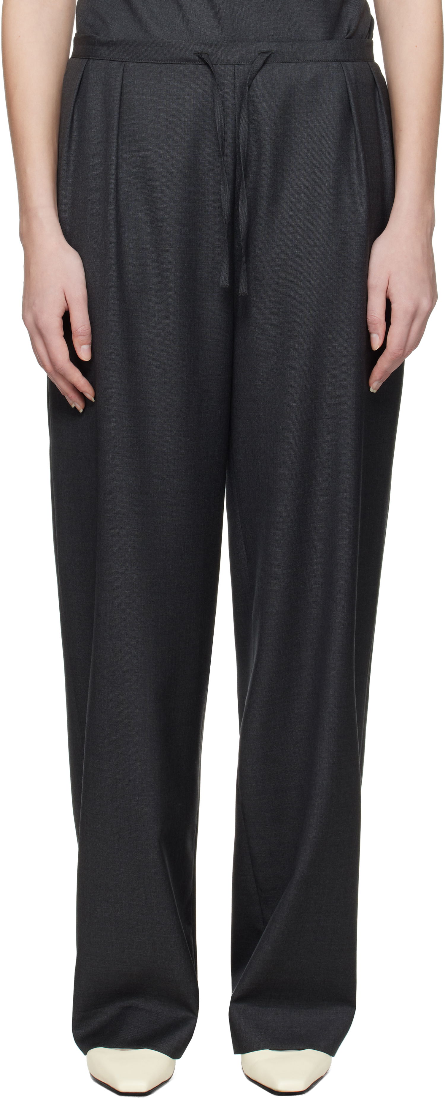 Панталони Loulou de Saison Loulou de Saison Cove Trousers Черно | COVE, 0