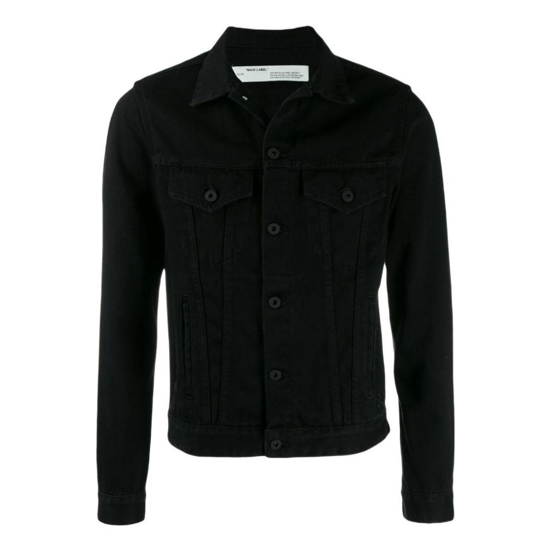 Яке Off-White Off-White FW22 Denim Jacket Черно | OMYE005E19E540451028, 0